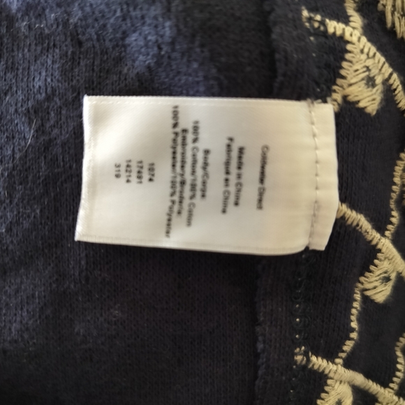 Coldwater Creek Open Front Embroidered Long Kimono Vest 100% Cotton XL Pockets - Picture 12 of 13